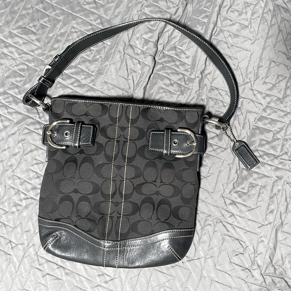 Authentic Black Coach purse